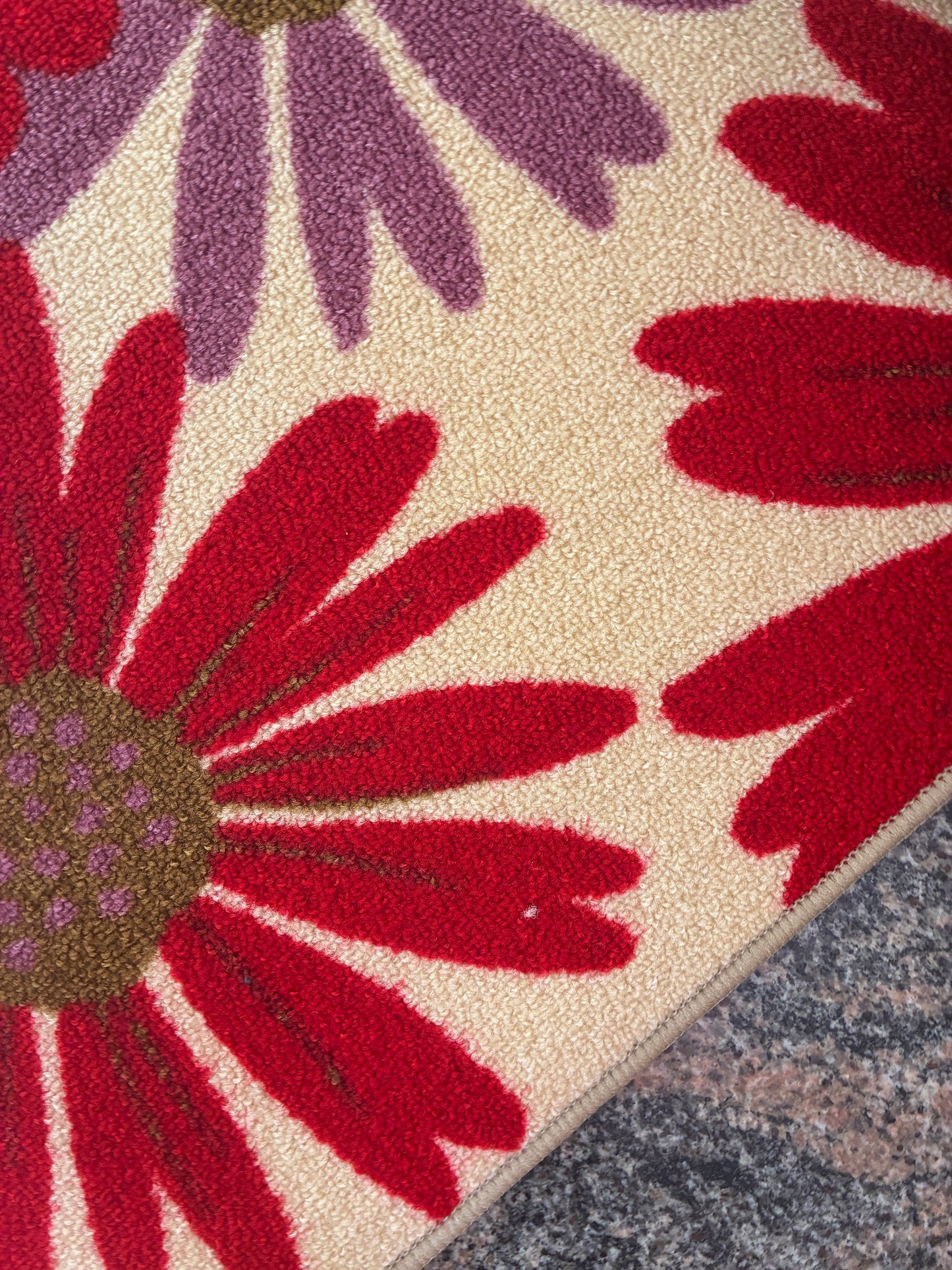 Floral Big Anti Slip Door Mat (88 x 58 cm)