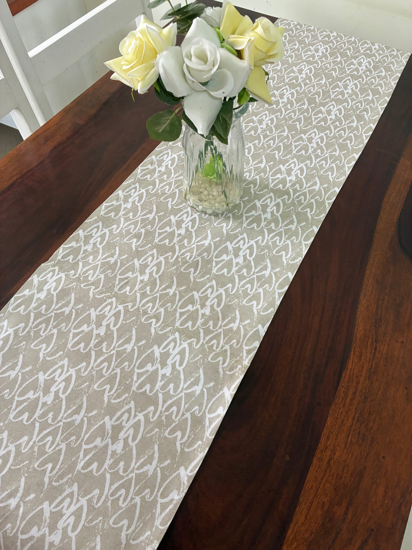 Hearts Table Runner 6 ft long
