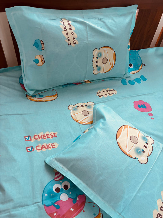 Donut Kids Queen Bedspread 90x100 in