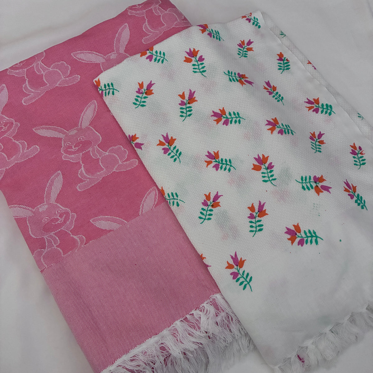 Cotton Single Blanket with Free Towel