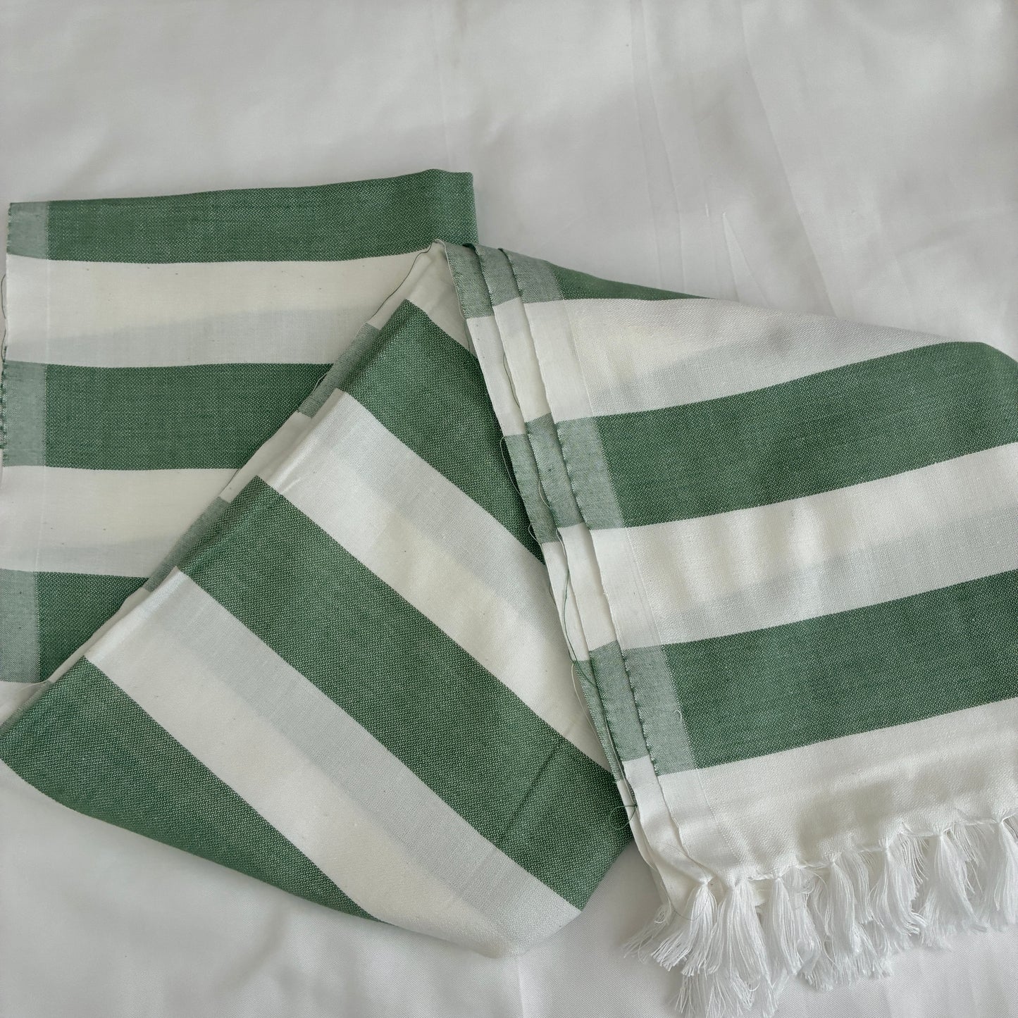 Olive green Extra Long Cotton Bath Towel