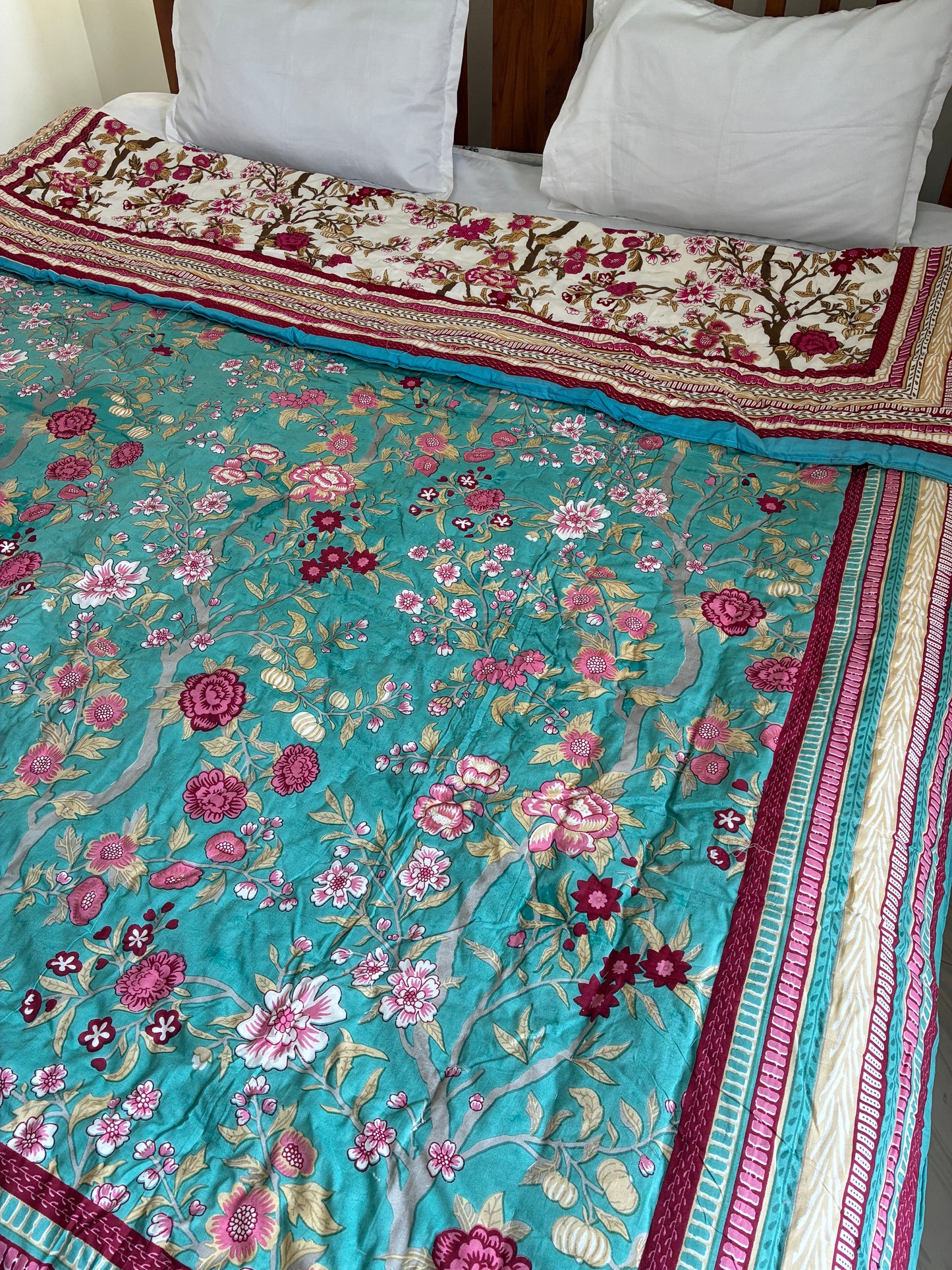 Reversible Cotton Double Quilts