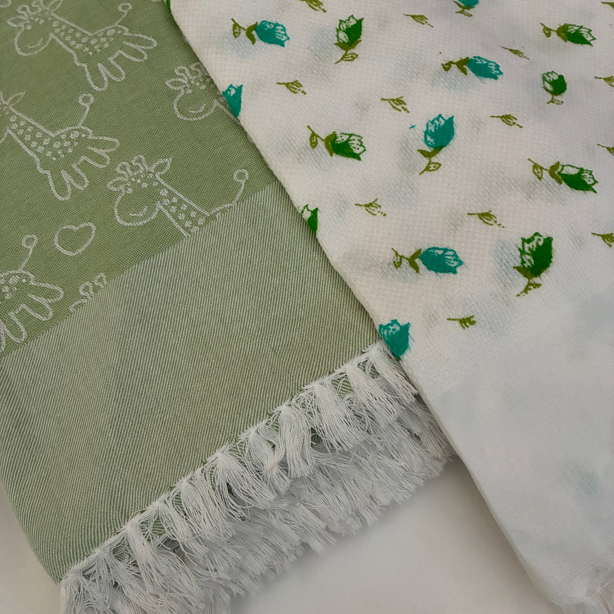 Cotton Single Blanket with Free Towel