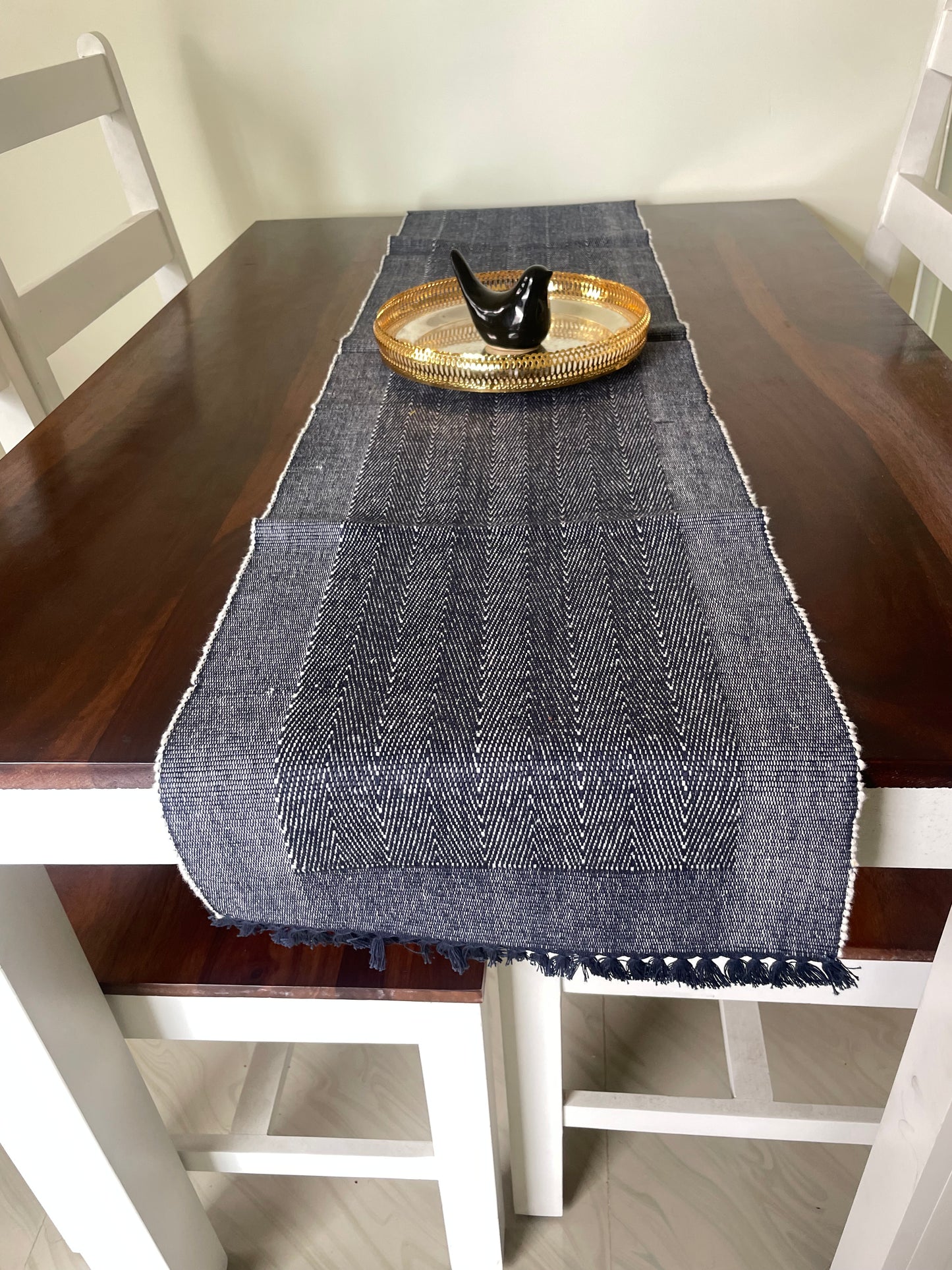 Blue Table Runner 4.5 ft Long