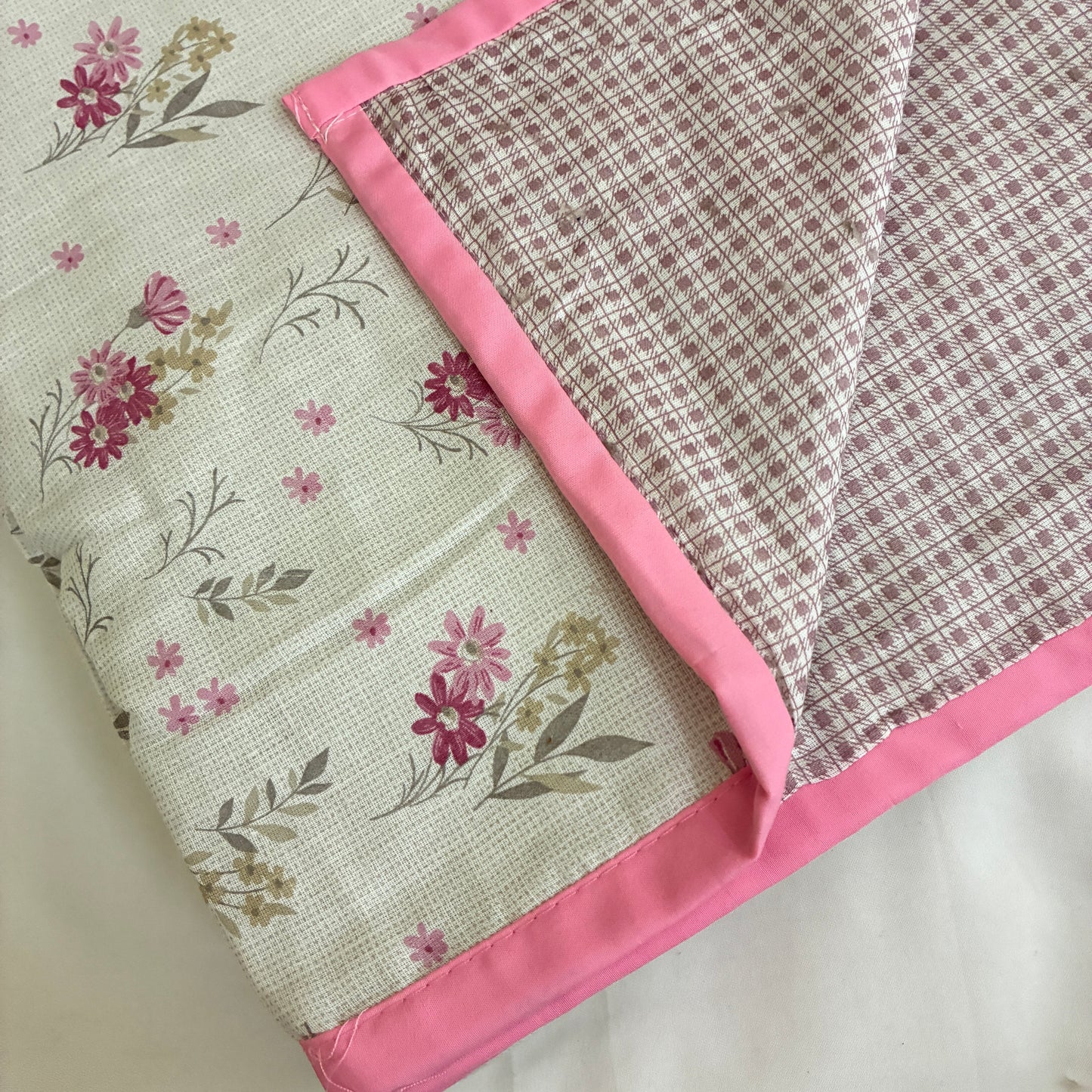Blush Bloom Reversible Cotton Double Size Dohor
