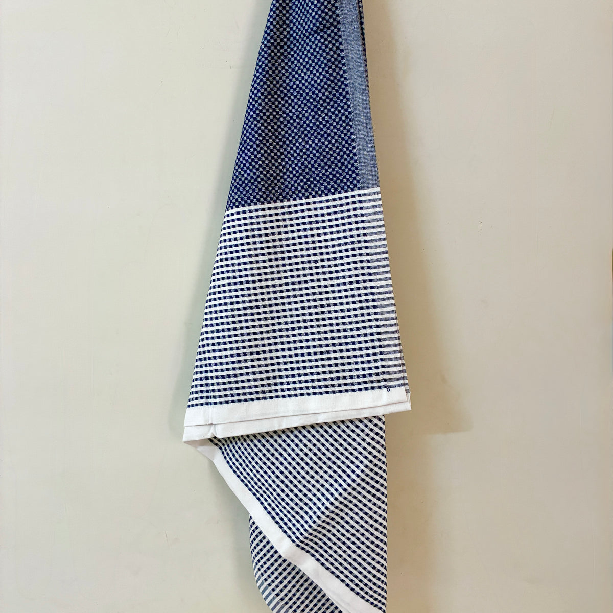 Navy Blue Cotton Bath Towels