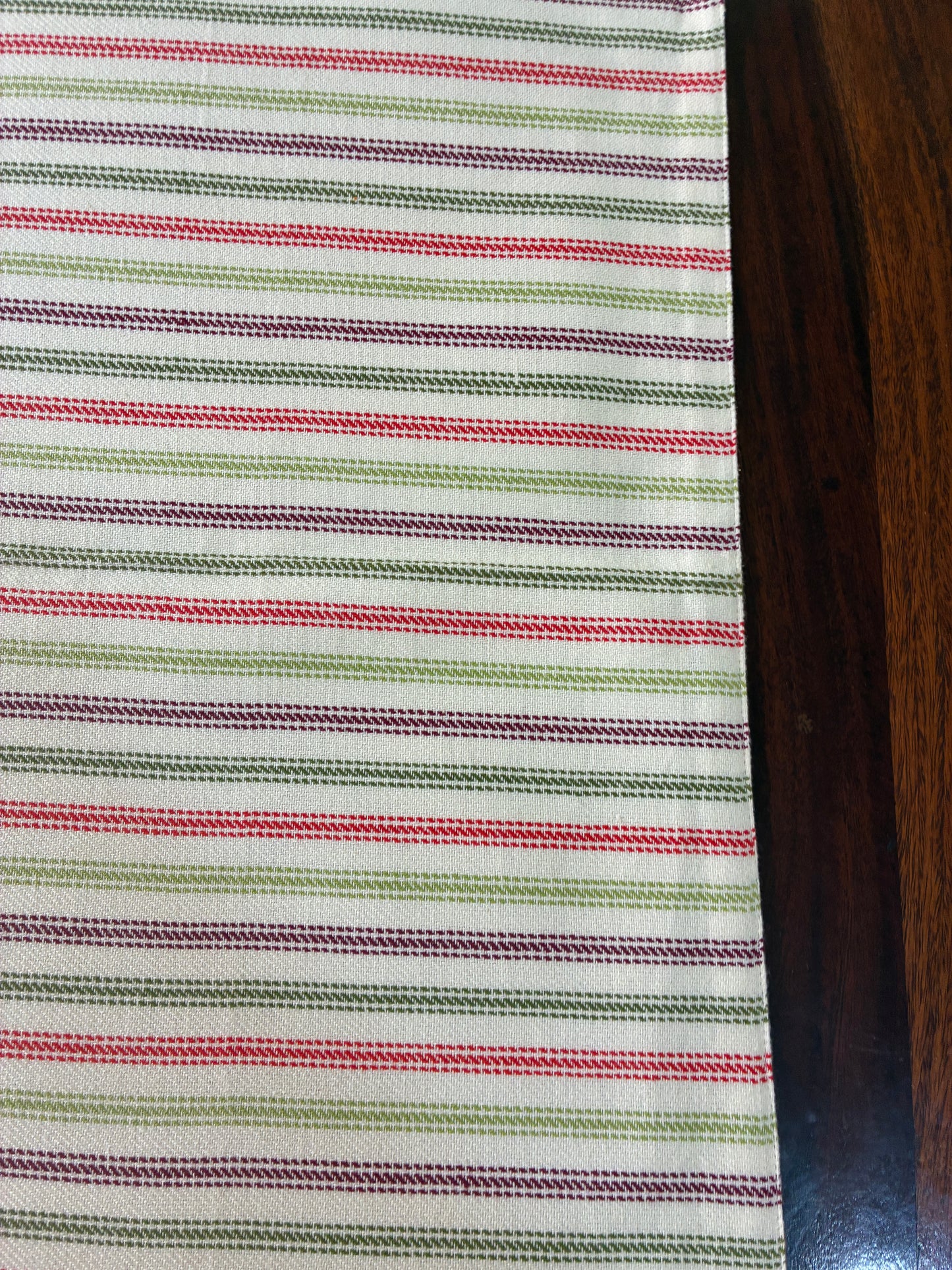 Reversible Floral & Butterfly Table Runner 5.5 ft  long