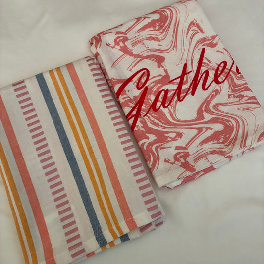 Printed Hand/Lunch Towels (Set of 2 )