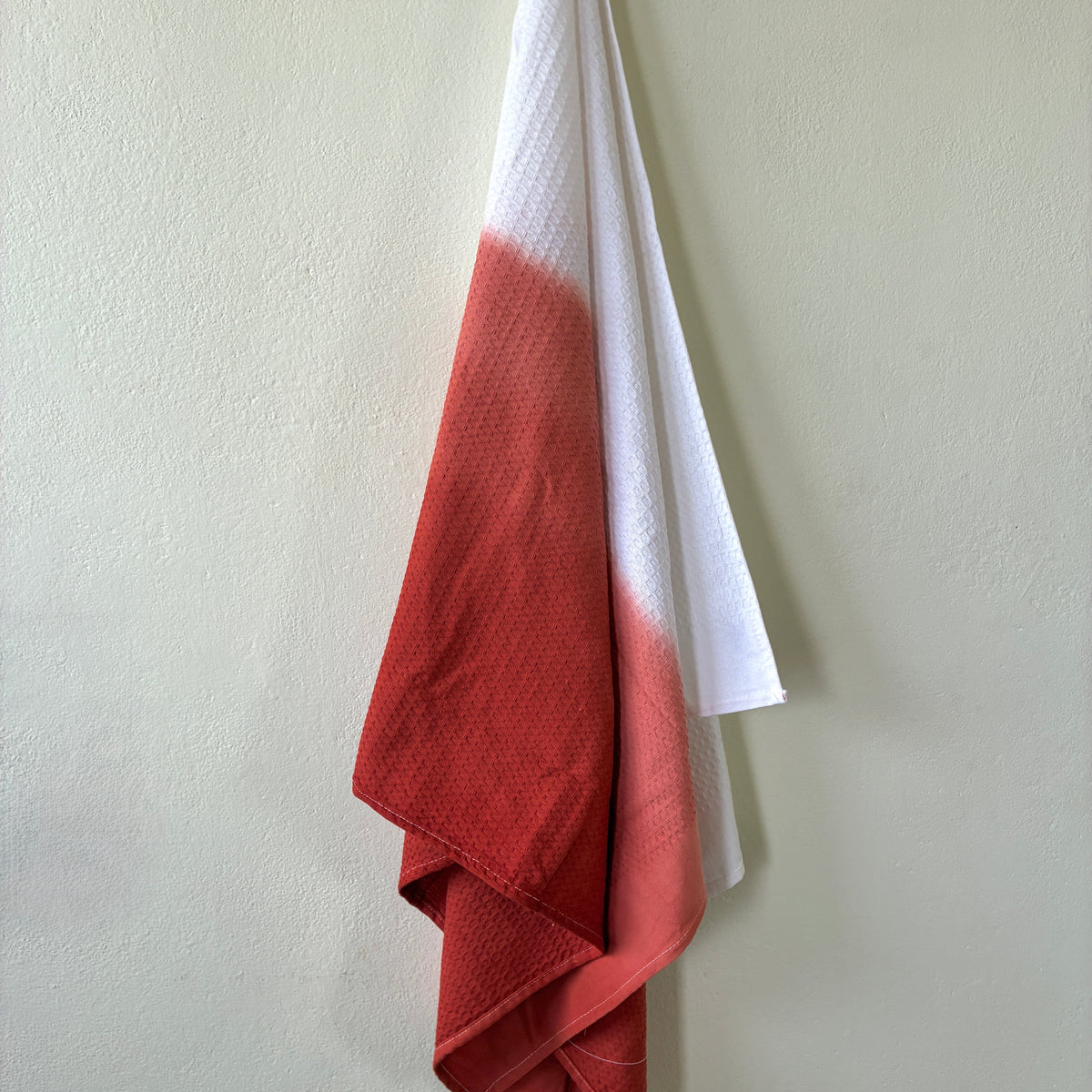 Premium Rust Orange Ombre  Cotton Bath Towels