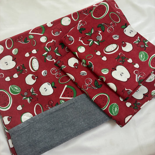 Red Apple Queen bedspread 90x100 inches