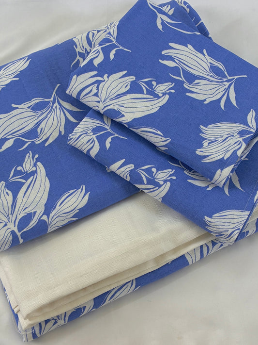 King Size Cotton Bedspread 100x110 inches