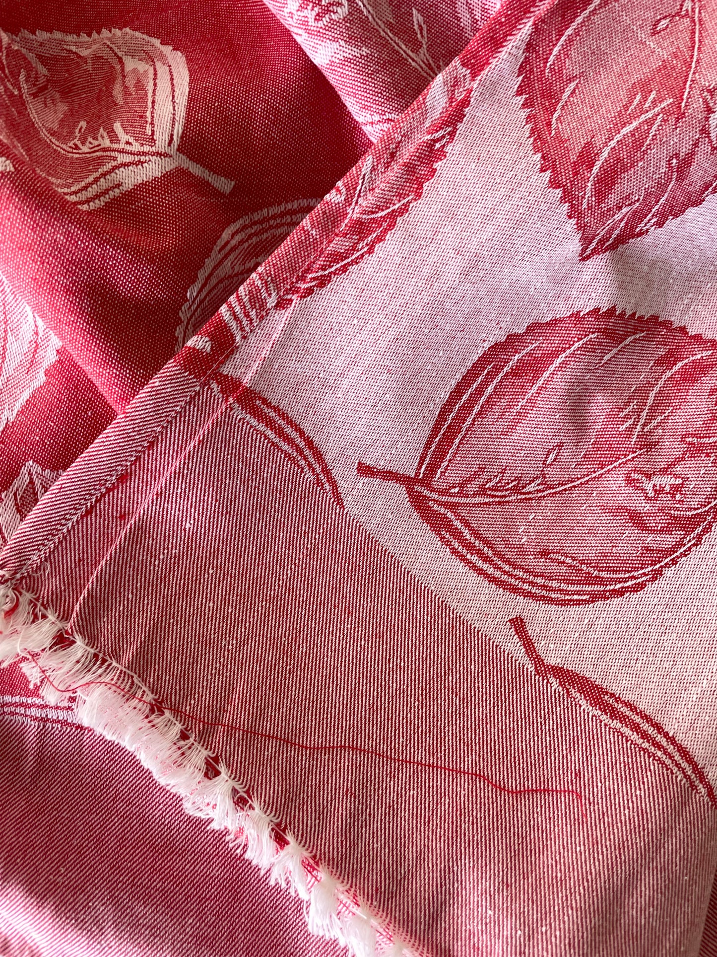Red Leaf Double Size Blanket