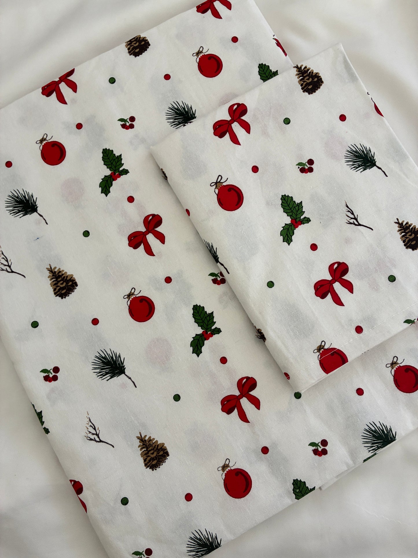 Single Size Cotton Bedspread with 1 Pillow Cover 60 x 90 in