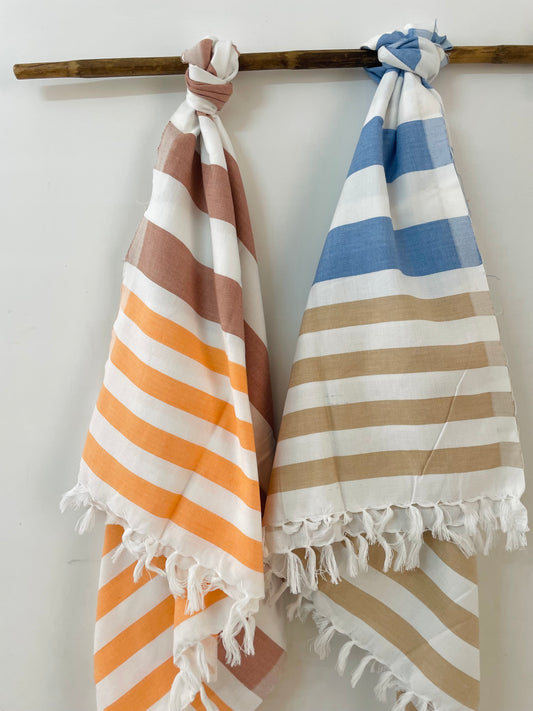 Stripes Cotton Bath Towels