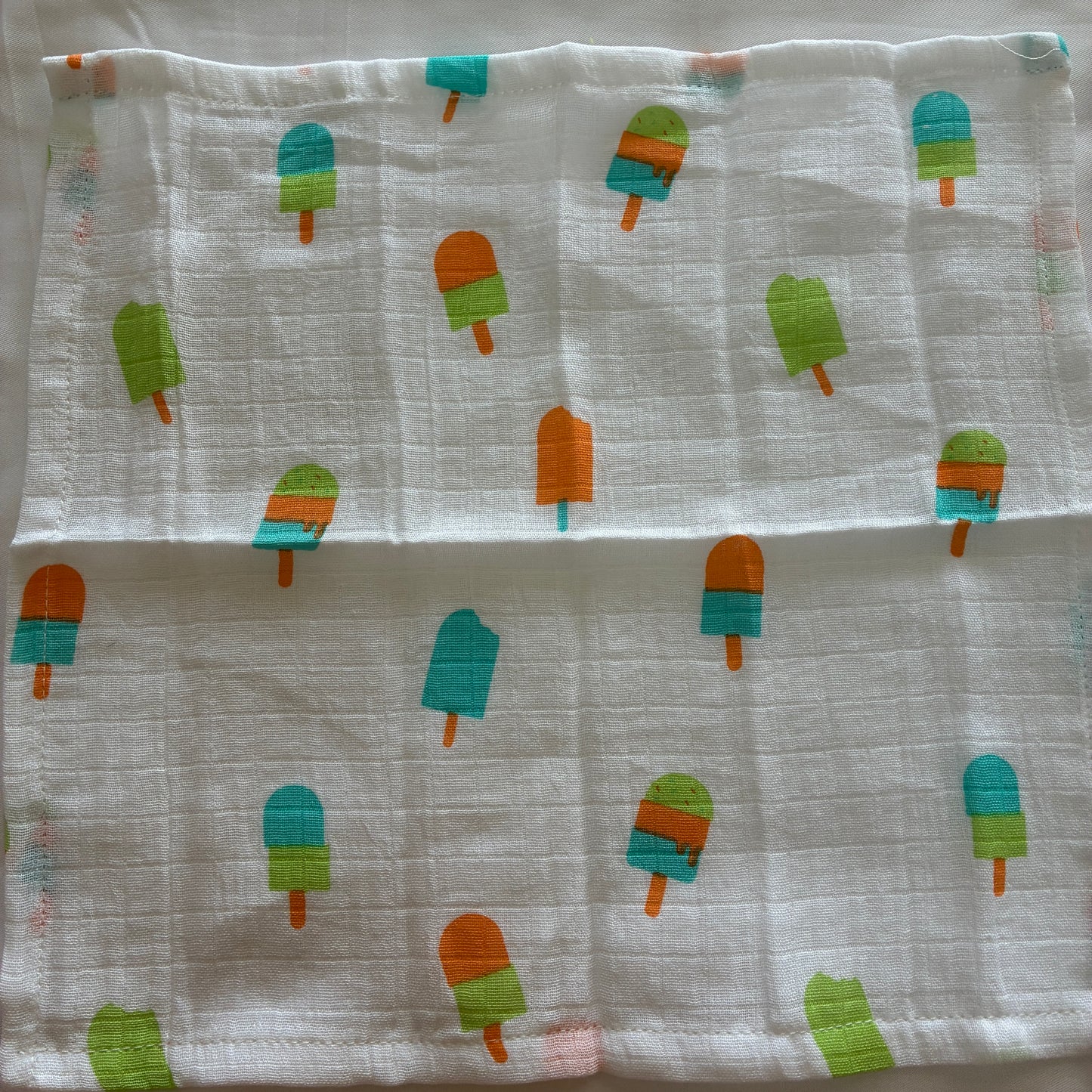 Muslin Baby Napkins/ Kids Handkerchief SET OF 5 ,  30 x 30 cm