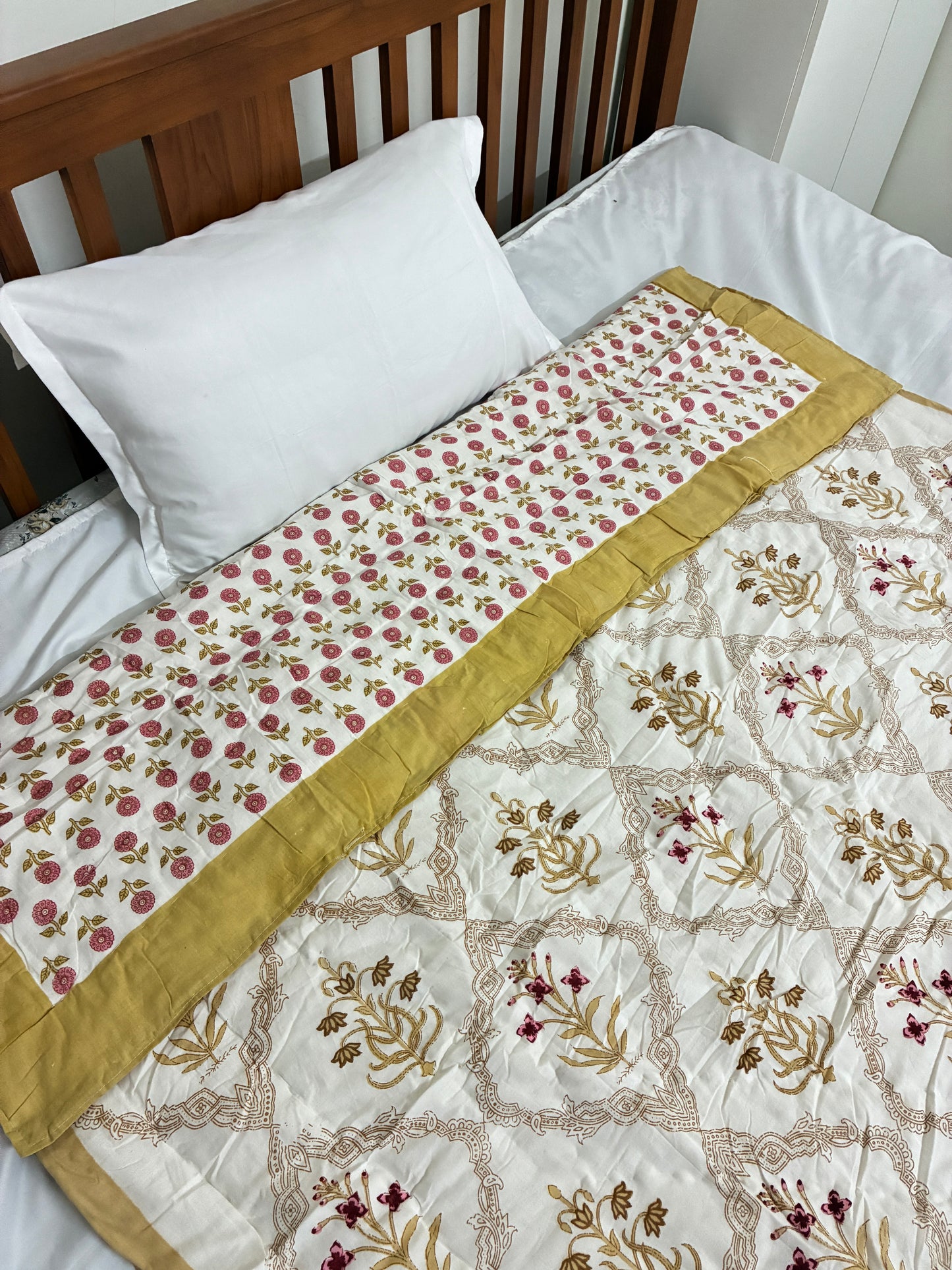 Reversible Single Size Cotton Quilt