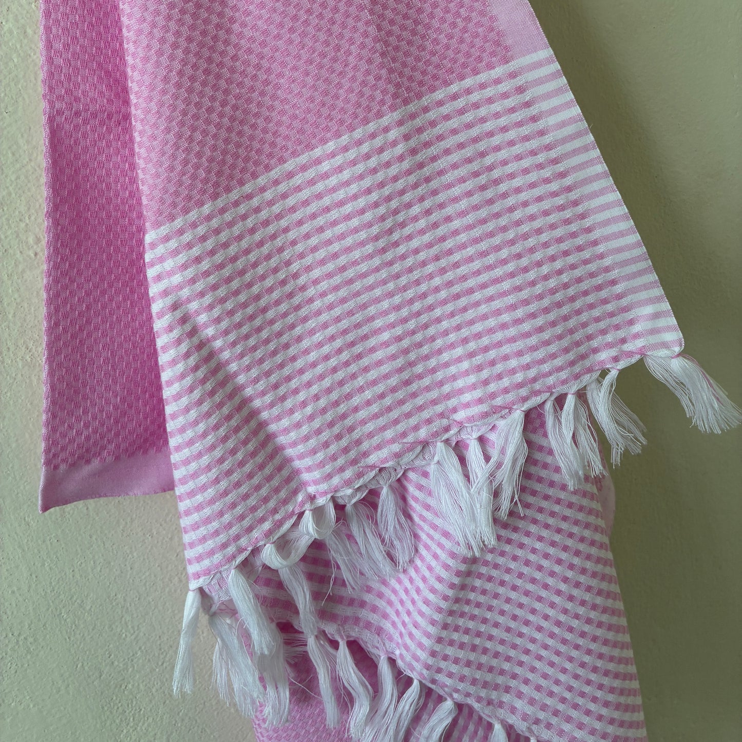 Pink Cotton Bath Towels