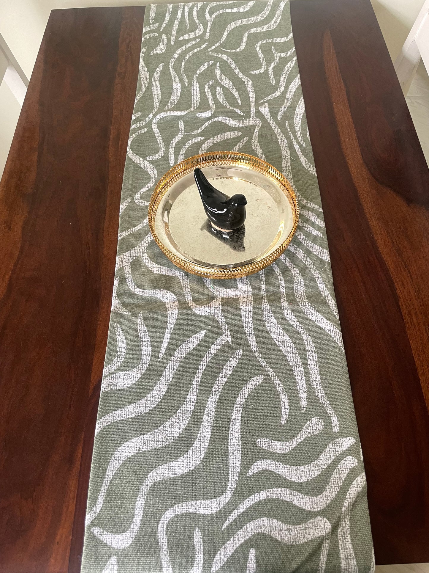 Abstract Table Runner 5ft long