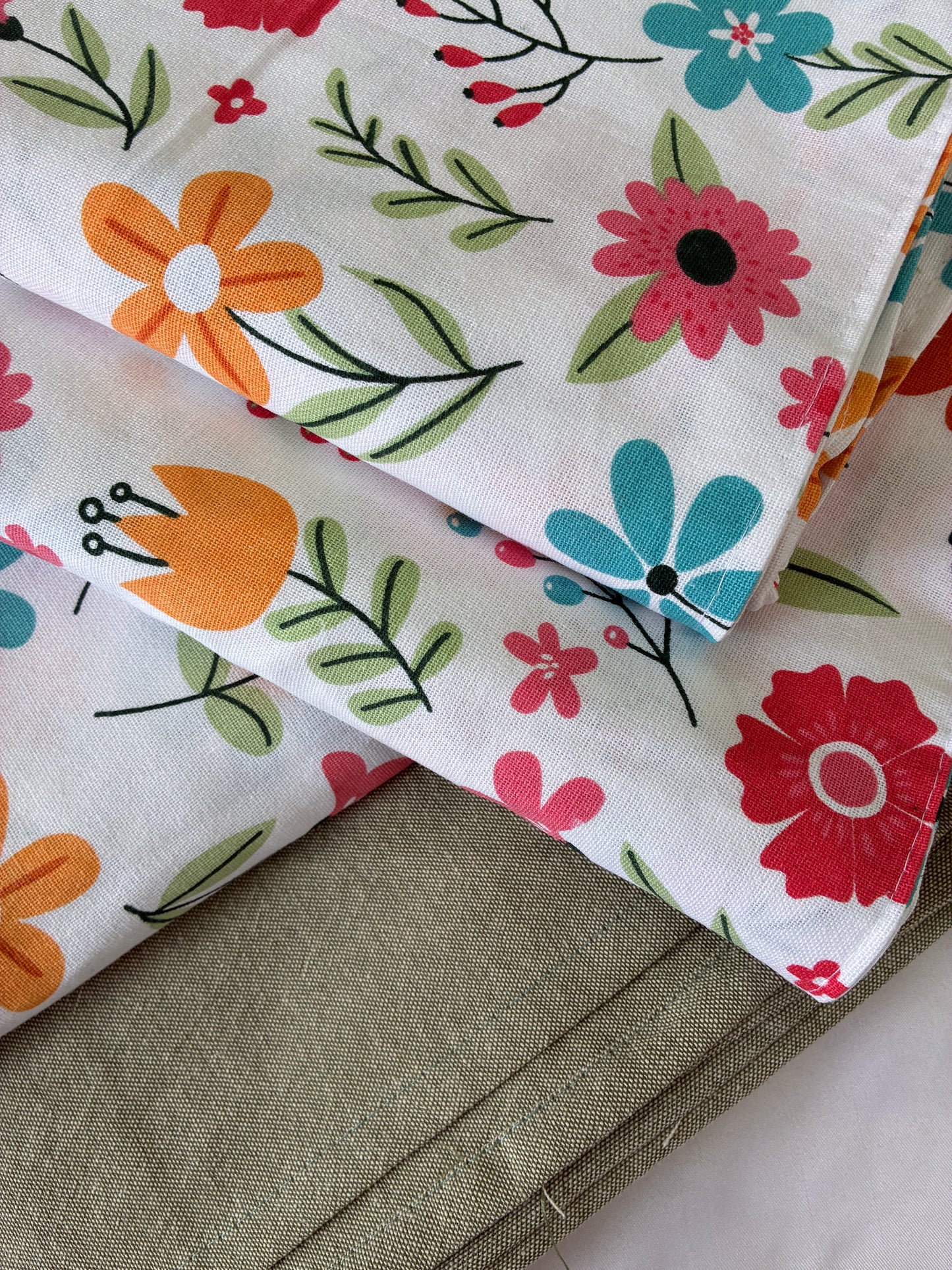King Size Cotton Bedspread 100x110 inches