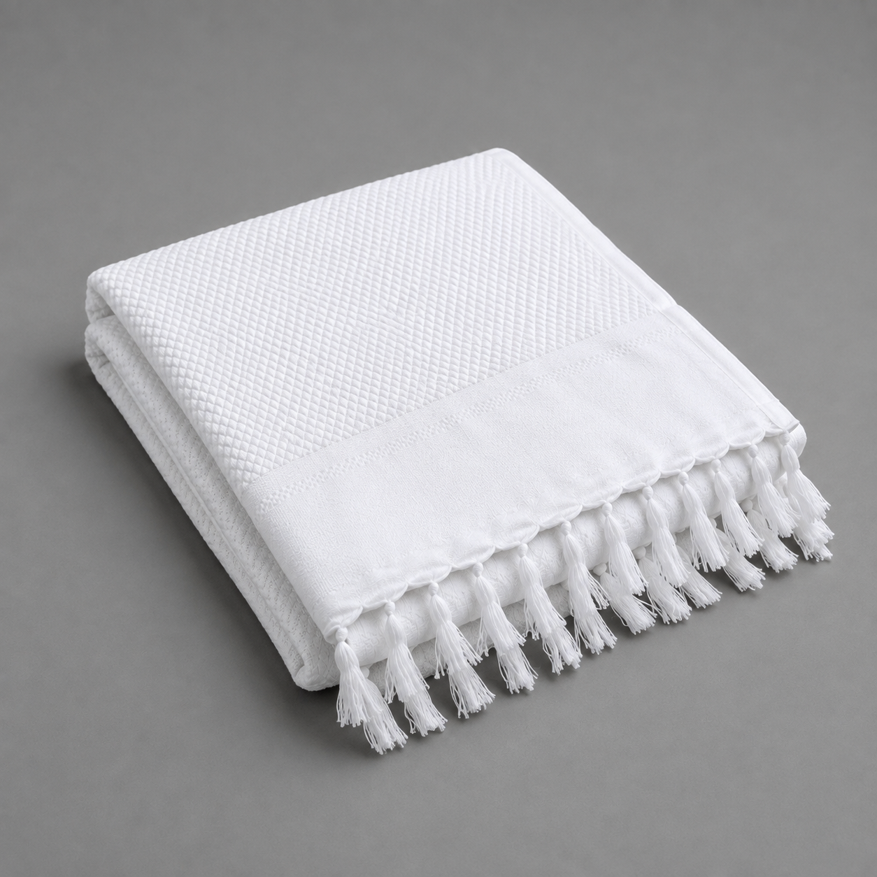 White Cotton Bath Towels