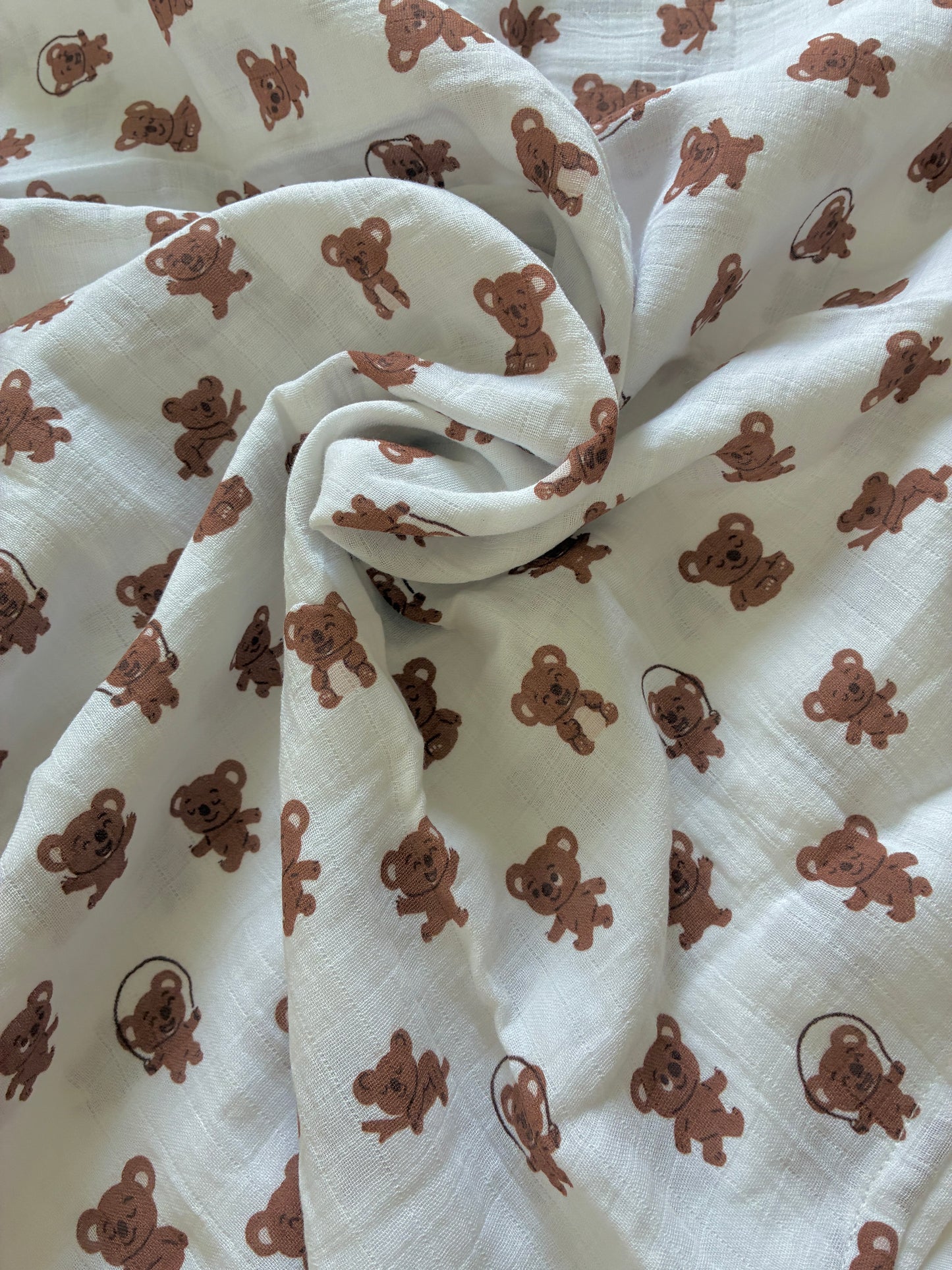 Teddy Muslin Bath Towel