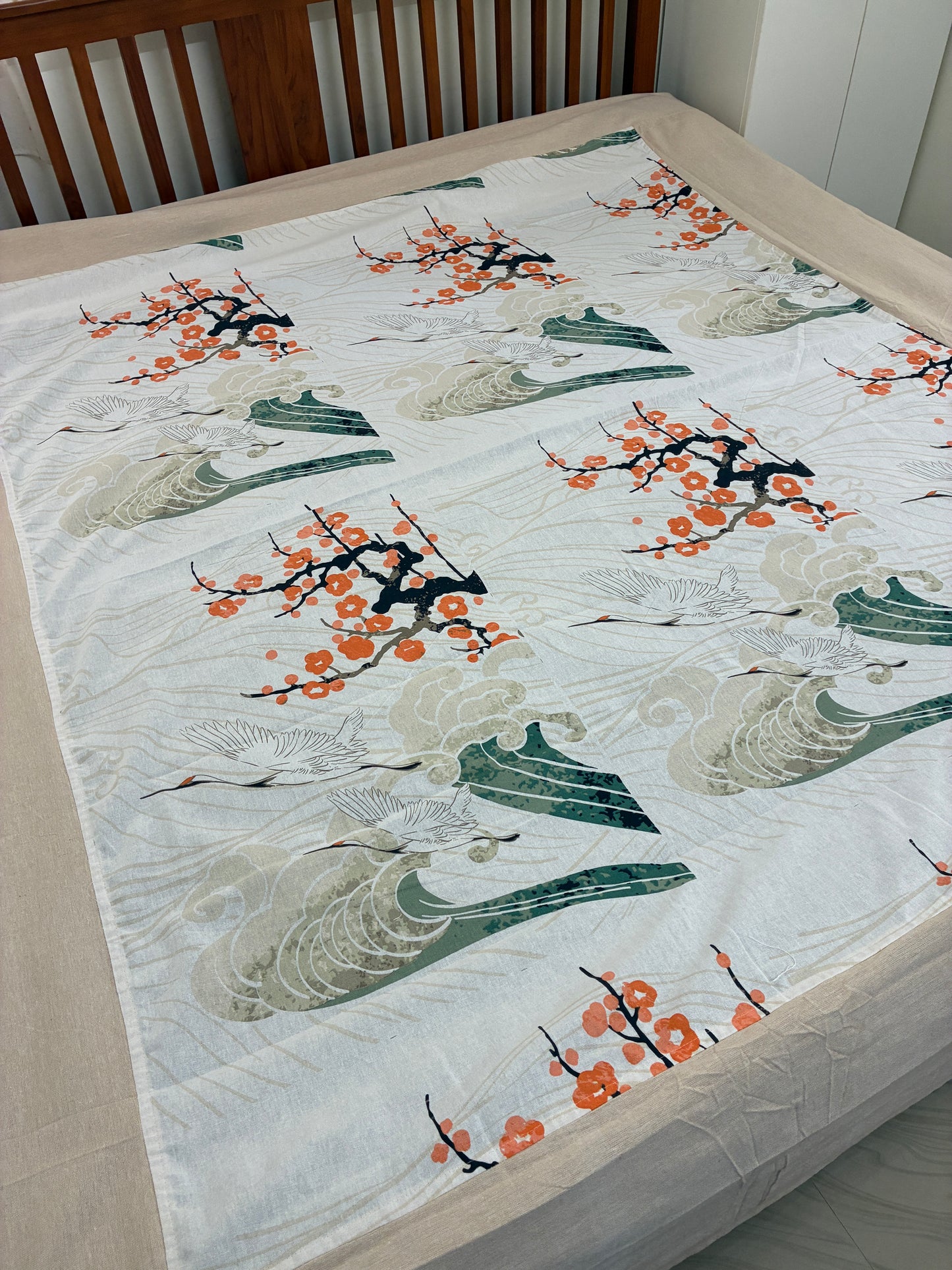 King Size Cotton Bedspread 100x110 inches