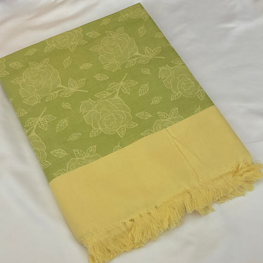 Light Green Single Size Blanket / Throw