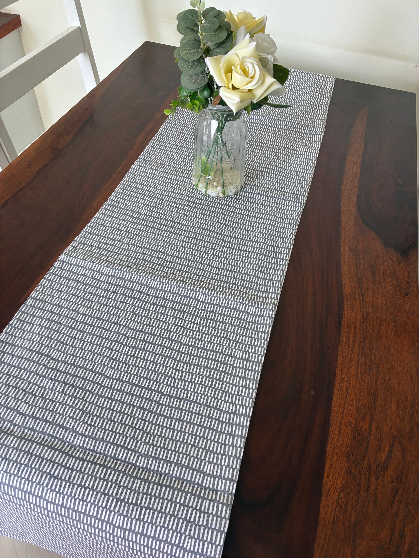 Abstract Table Runner 7 ft long