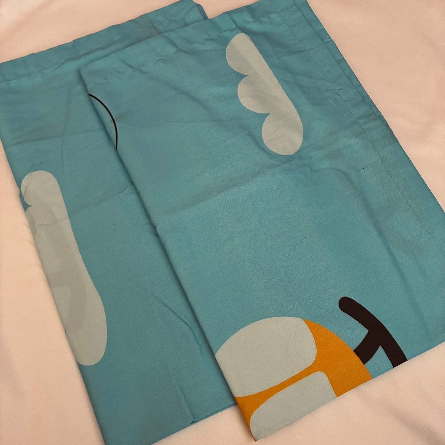 Cute Helicopter 300TC Premium Cotton Pillow Covers