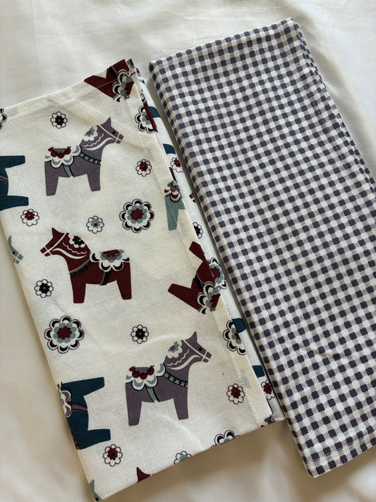 Printed Hand/Lunch Towels (Set of 2)