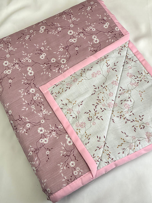 Blush Bloom Reversible Cotton Double Size Dohar