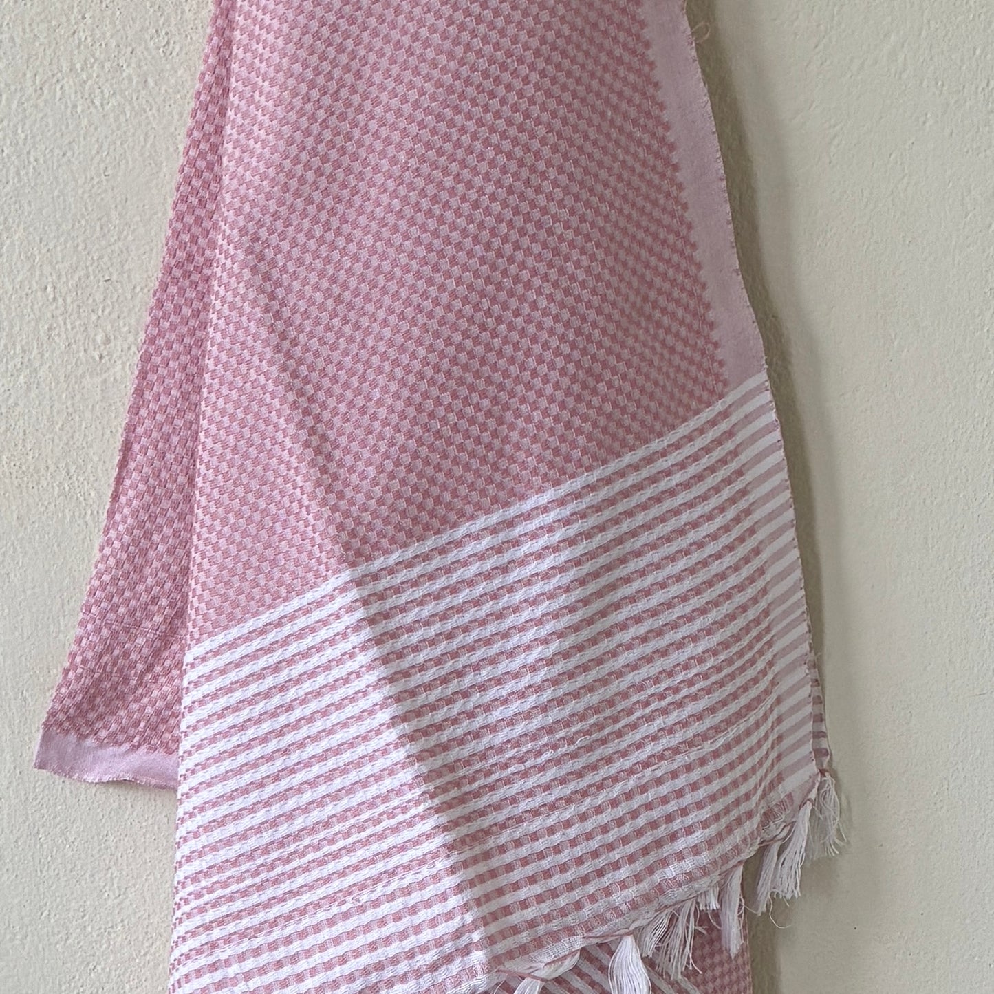 Light Mauve Cotton Bath Towels
