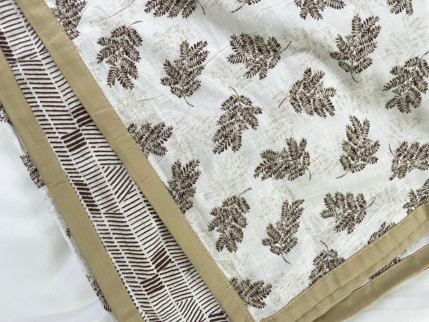 Leaf Print Single Size Dohar