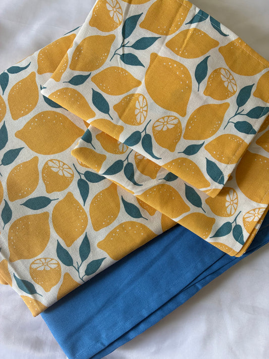 Lime King Size Cotton Bedspread 100x110 in