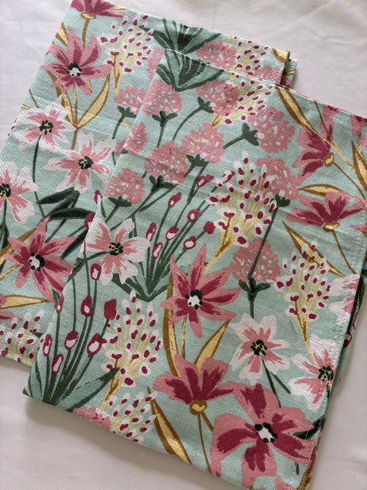 Floral Cotton Pillow Covers