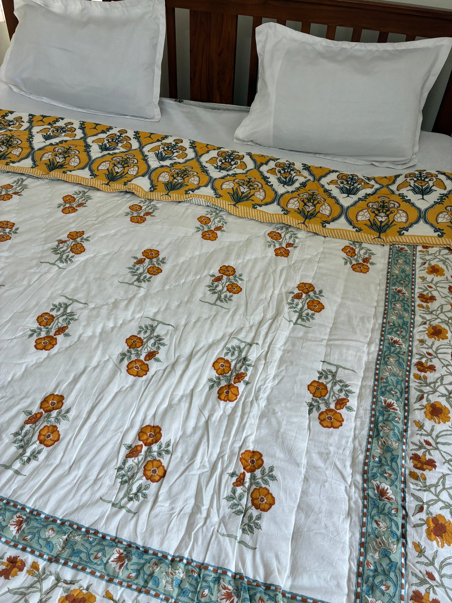 Reversible Cotton Double Quilts