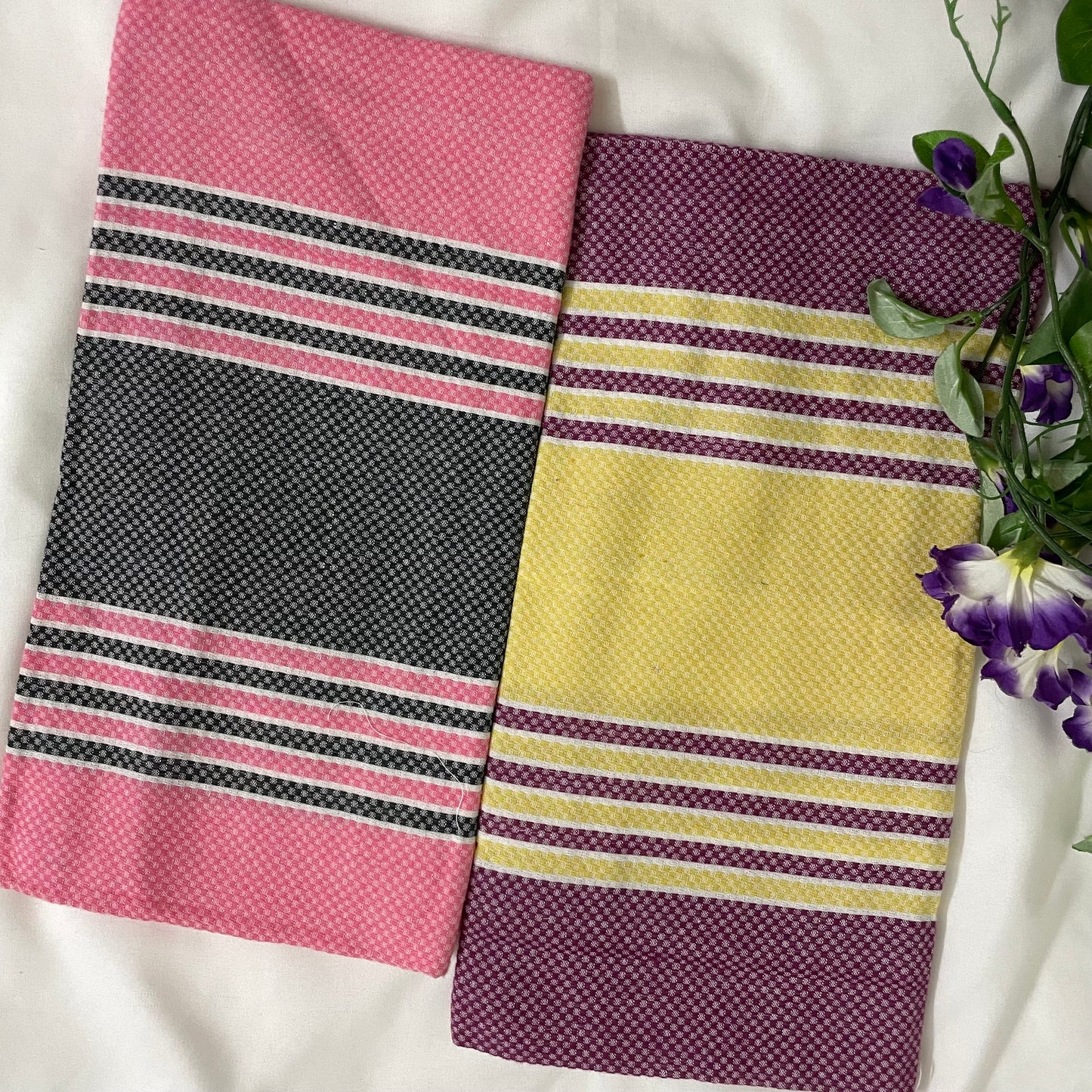 Multicolour Cotton Bath Towels(price for 1 towel)