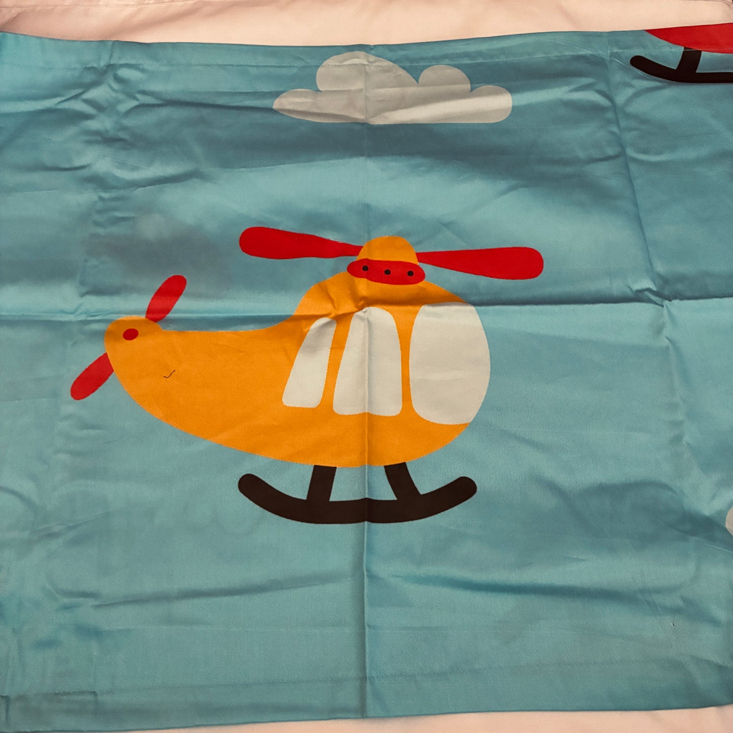 Cute Helicopter 300TC Premium Cotton Pillow Covers