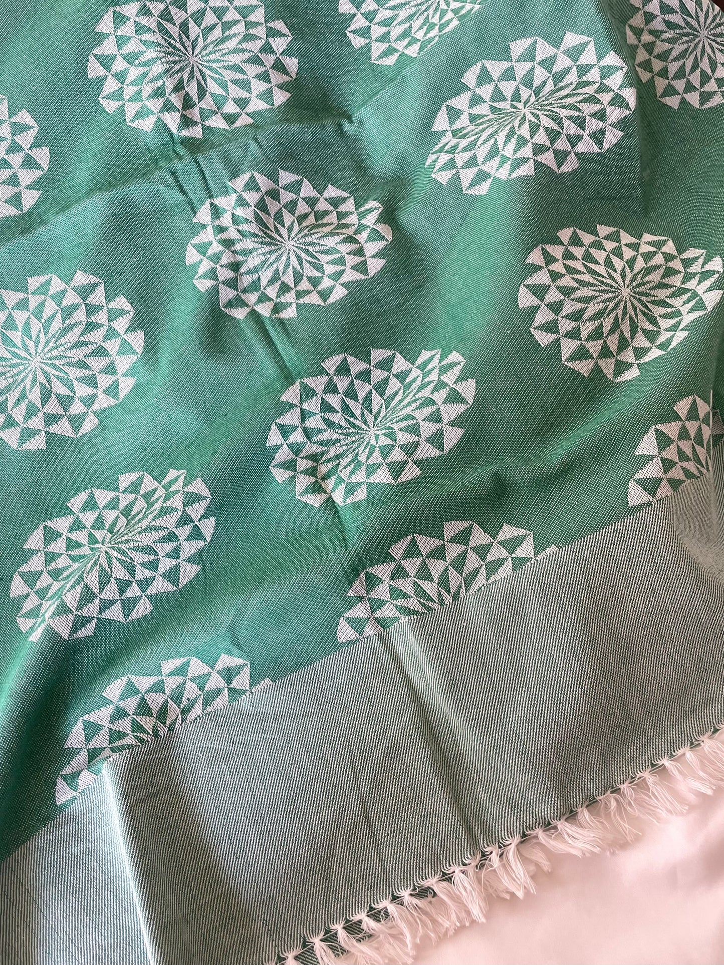 Green Double Size Blanket