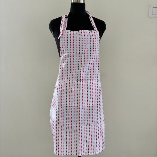 Little Hearts Cotton Apron