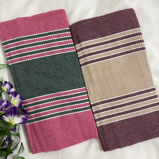 Multicolour Cotton Bath Towels (price for 1 towel)