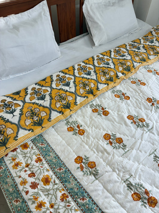 Reversible Cotton Double Quilts