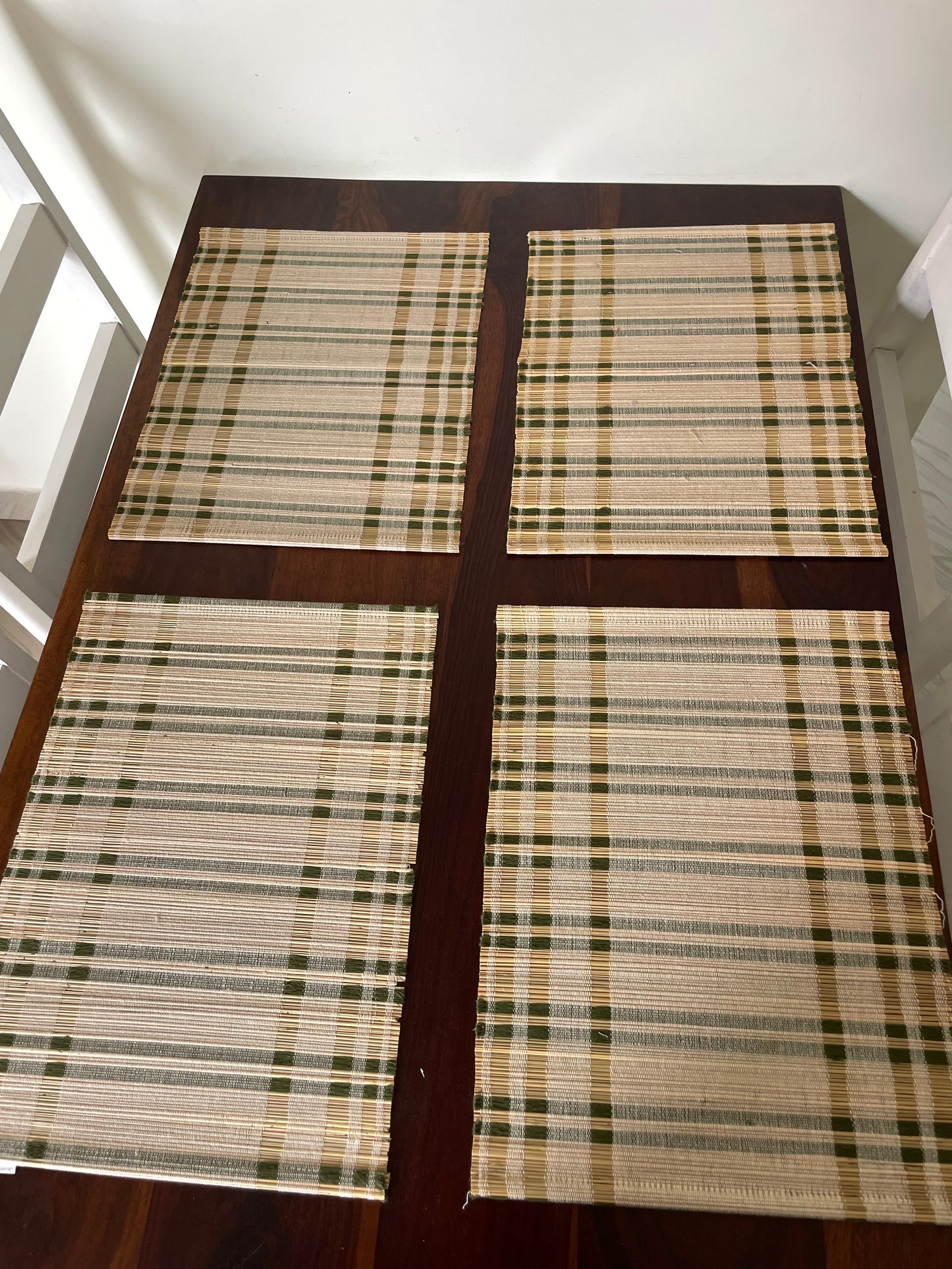Grass Fibre Dinning Table Mats ( Set Of 6 )
