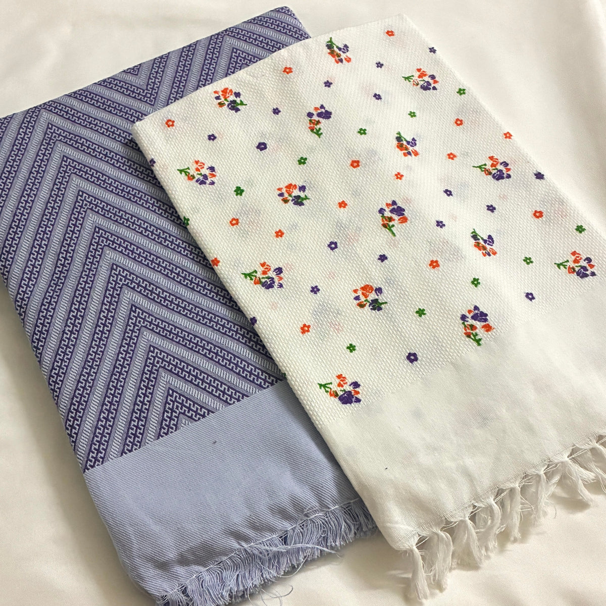 Cotton Single Blanket with Free Towel