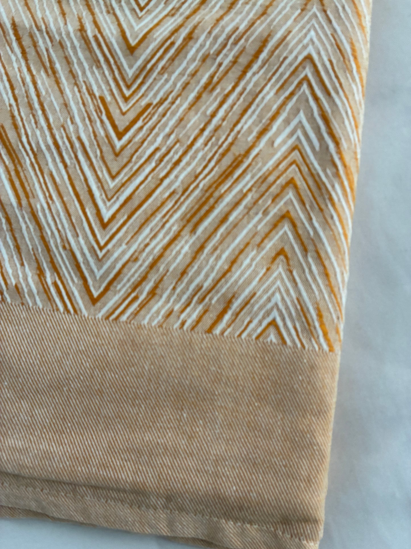 Yellow Dual Tone Cotton  Blanket/ Throw