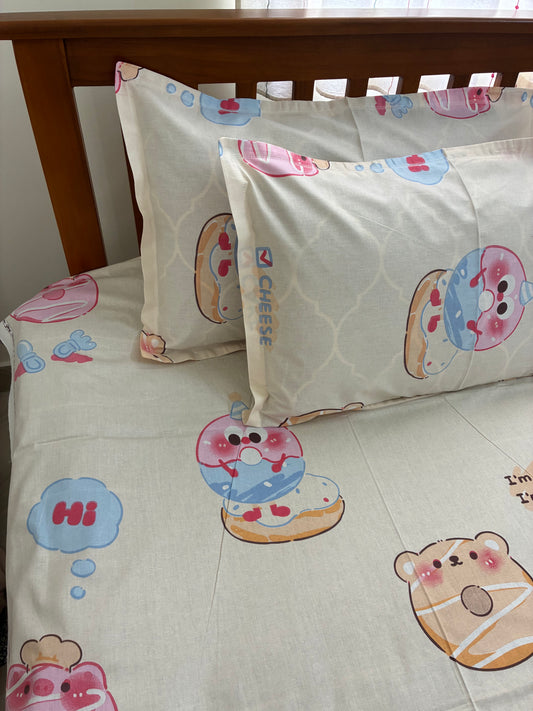 Donut Kids Queen Bedspread 90x100 in