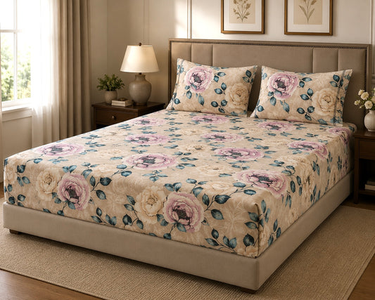 Super King Size Bedspread 120x 120 inches (2 PILLOW COVERS)