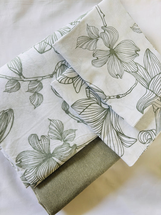 King Size Cotton Bedspread 100x110 inches