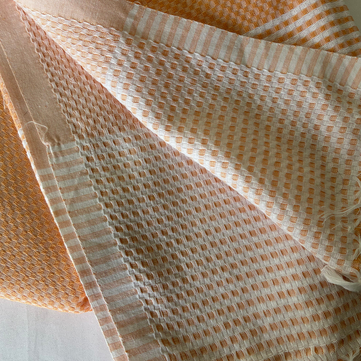 Orange Extra Long Cotton Bath Towel