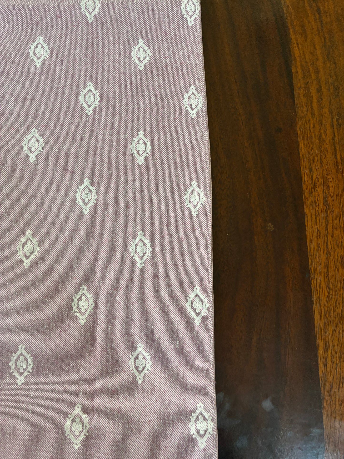 Purple Motifs Table Runner 7 ft long